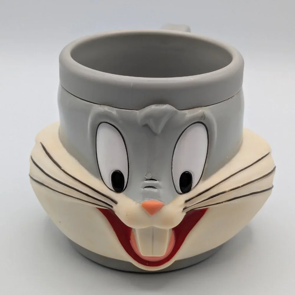 Warner Bros. Looney Tunes Bugs Bunny 3D Promotional Mug 1992 Vintage